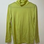 COS Women’s  Mock Neck Wool Spandex Bright Yellow Long Sleeve Shirt Photo 0