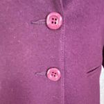 Vintage Brian Tucker Made in Ireland Plum Wool Blazer Tailored 2 Photo 7