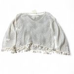 Knit Tassel Top White Size undefined Photo 2