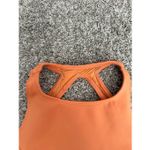 dippin’ daisy’s high neck open back sporty bikini swim top orange women’s size M Size M Photo 2