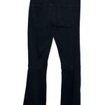 Judy Blue High Waist Raw Hem Flare Jeans Size 25 Black Photo 4