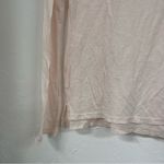 Marine layer  Baby Pink Long Sleeve Tee Shirt Womens M Lightweight Sheer Top Photo 1