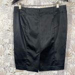 Body‎ by Victoria Black Satin Pencil Skirt 10 Classic Sleek Career Silhouette Photo 3