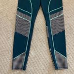 FILA  Sport Green with Black & White Stripes Leggings XL Photo 1