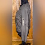 ZARA Outerwear Nylon Bomber Jacket Khaki Olive Green with Black Trim Size Small Photo 10