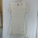 Biggerlove Lace Short Sleeve Mini Dress Womens Small White Photo 5