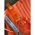 SKIMS Crochet Swim Handkerchief Top Orange Size Small Photo 5