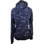 Athleta  Camouflage Full Zipper Drawstring Hood Hoodie Size Medium Photo 4