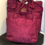 Marc Jacobs  Workwear Pink Embroidered Logo Quilted Tote Bag w. Side Pockets Photo 1