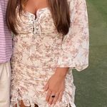 Amazing Lace Floral Mini Dress Photo 0