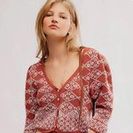 Free People Geo Floral Cardigan Photo 4