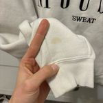 MOUSSY Sweat Crewneck Sweatshirt White Photo 7