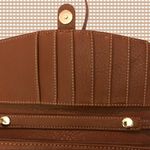 Etienne Aigner Aigner  brown/ tan wristlet with shoulder strap Photo 3