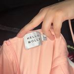 Hello Molly Light Pink Embellished Spaghetti Strapped Lined Mini Dress Photo 4