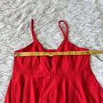 Susana Monaco  Women’s thin strappy V neck drape cami Tank in red size Small Photo 1