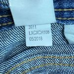 Aeropostale Denim Jean Overalls Utility Workwear Womens Small Raw Hem Distressed Photo 12