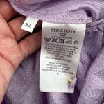Stine Goya Carly Ruffle Wrap Blouse purple sz XL Photo 6