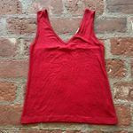 CAbi NWT Busy Tank #4381 Autumnal Firebrick Red Size Small Wide Straps Slim Fit Photo 0