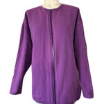 Vintage Real Comfort Purple Zipper Sweatshirt Jacket XL Photo 0