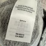 Lucky Brand  Silver Crew Neck Bishop Sleeve Dress Photo 6