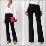 Derek Lam 💕 10 CROSBY💕 Lucia Flared Slit Trousers ~ Black 8 NWT Photo 1