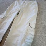 Abercrombie & Fitch Y2K Beige Cotton Womens Cargo Pants Utility Trousers 26x27 Photo 1