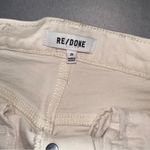 RE/DONE  • 90s High Rise Ankle Crop Jeans Vintage White Denim Sz 25 Photo 6