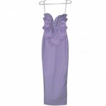 Insane lilac beaded maxi dress Purple Photo 4
