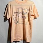 Hanes VTG 90s Simply the Best Mom Vintage Tee Shirt  50/50 T‎ Shirt Pink Gift M Photo 0