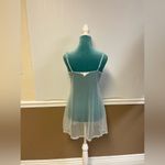 Victoria's Secret Victoria’s Secret Light Blue Floral Lace Babydoll Dress – Size M Photo 2