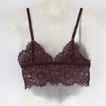 Aerie Plum Lace Bralette Size M Photo 1