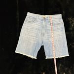 Current/Elliott CURRENT ELLIOT Denim Bermuda Baggy Loose Shorts Photo 1