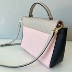 Kate Spade  Cow Hide Leather Crossbody Bag Pink Gray Black Handbag Shoulder Bag Photo 1