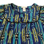 6 Degrees  short shift dress size small blue green lined new with tags Photo 1