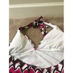 Faded Glory  Women's Graphic Print Swim Top Halter 1 Piece Size Small 4-6 Photo 9