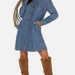 Vintage western denim dress Blue Size XL Photo 0