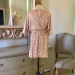 Jessica Simpson  Dress Sequence Cold Shoulder Blush C27 Photo 1