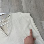 Rag and Bone Dress elsa tunic shift leather trim Cream (xsmall) minimalist coastal Photo 4