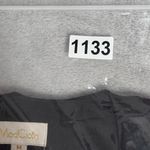 Modcloth  Shirt Womens Medium Black Wrap Blouse Satin Sleeveless True Wrap Casual Photo 6