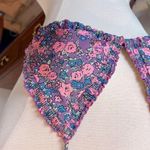 Purple Ruffle Floral Bikini Top Size undefined Photo 3