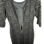 Laundry by Shelli Segal  Black Lace Knee Length Dress 8 Photo 2