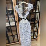 Peppermayo  secret garden maxi dress cutouts linen open back daisy chain floral Photo 4