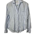 Frank & Eileen  Eileen Blue Stripe Lightweight Shirt sz XXS Photo 0