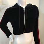 Rue 21 Velvet Crop Hoodie Photo 0