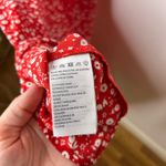 Bardot Millie Midi Dress In Red Ditsy Floral Size 6 Photo 11