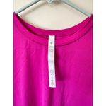 Lululemon High Neck Running and Training T-Shirt Ripened Raspberry Size 4 Photo 3