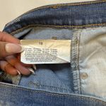 Gloria Vanderbilt Amanda Jean Light Wash High Rise Wide Leg Raw Crop Hem Denim18 Photo 6