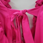 Making the Cut Designer Sienna High Low Dress Medium Magenta Ruffle Flounce New Pink Photo 12