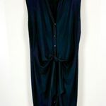 Philosophy Black Sleeveless Front-Tie Dress Photo 5