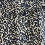 Vintage Y2K XL Silk Skirt Leopard Animal Midi Grunge Whimsigoth Fairy Siren Brown Photo 2